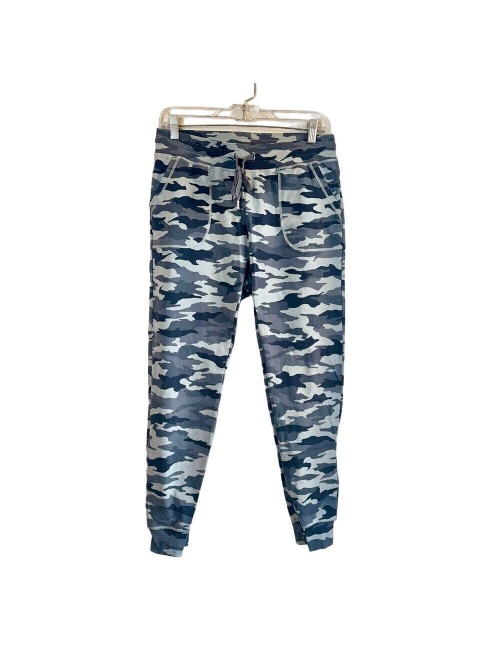ZYIA ACTIVE ‘Unwind ‘ Joggers White Snow Camo - Picture 3 of 13